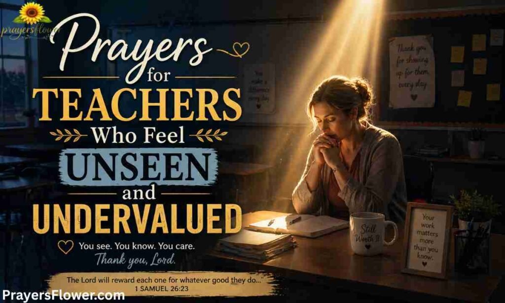 Prayers for Teachers Who Feel Unseen and Undervalued