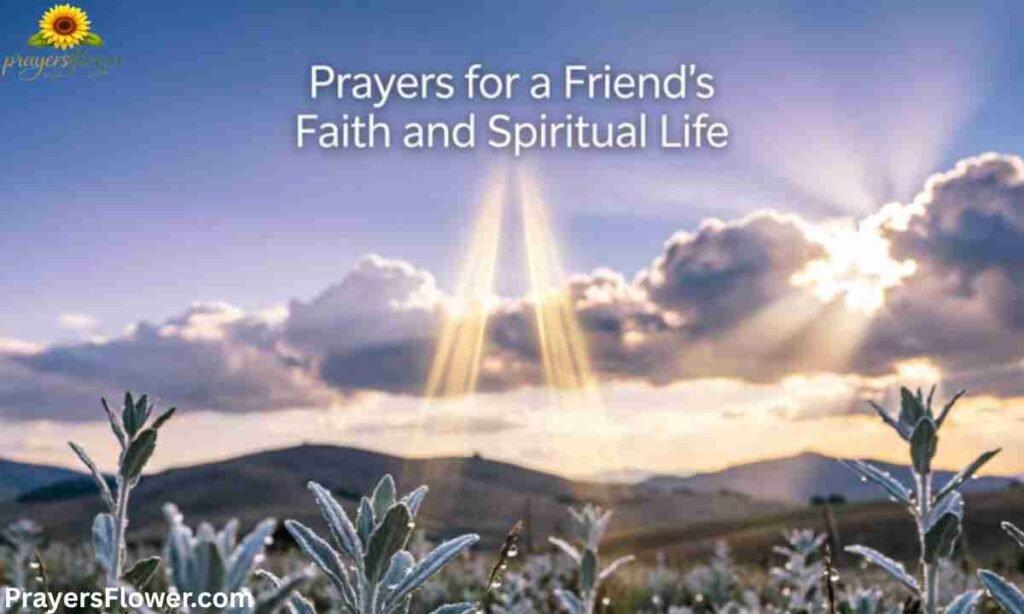 Prayers for a Friend's Faith and Spiritual Life