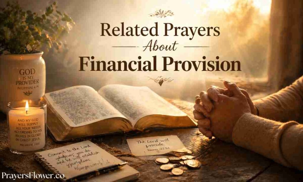 miracle prayer for money blessing
 Related Prayers About Financial Provision