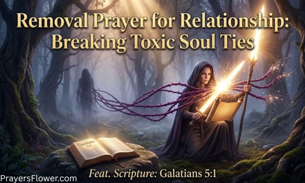 Removal Prayer for Relationship Breaking Toxic Soul Ties