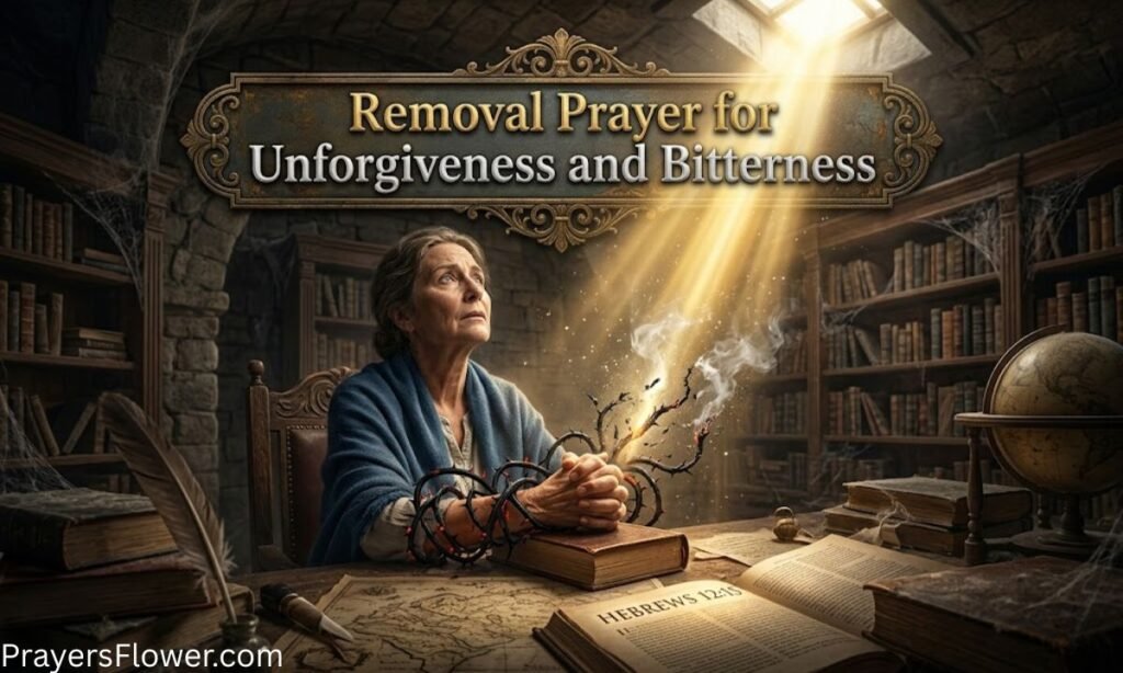 Removal Prayer for Unforgiveness and Bitterness
