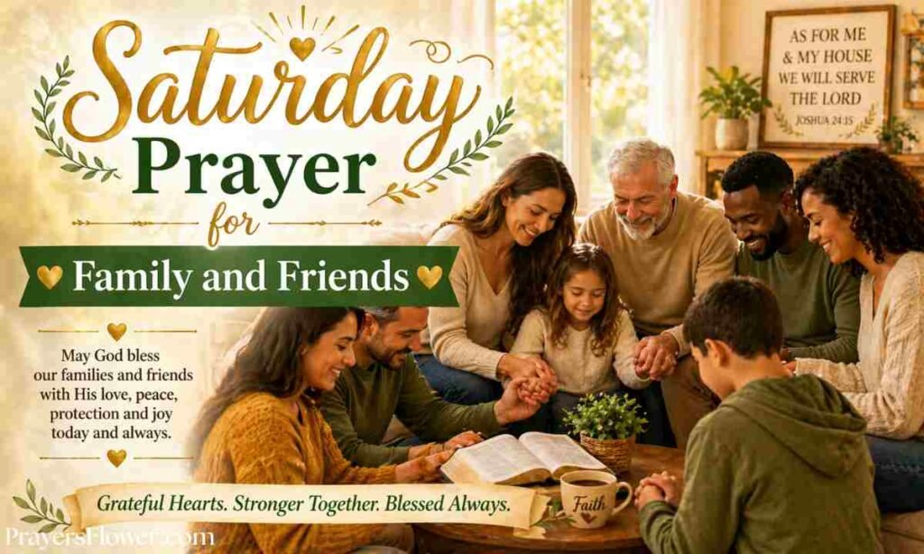 Saturday Prayer for Family and Friends