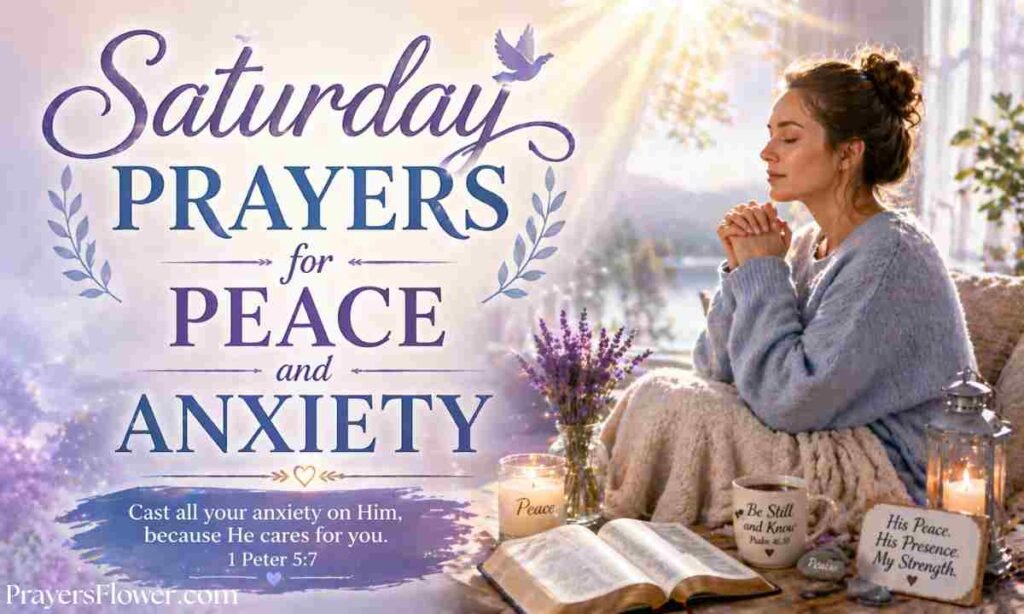 Saturday Prayers for Peace and Anxiety
