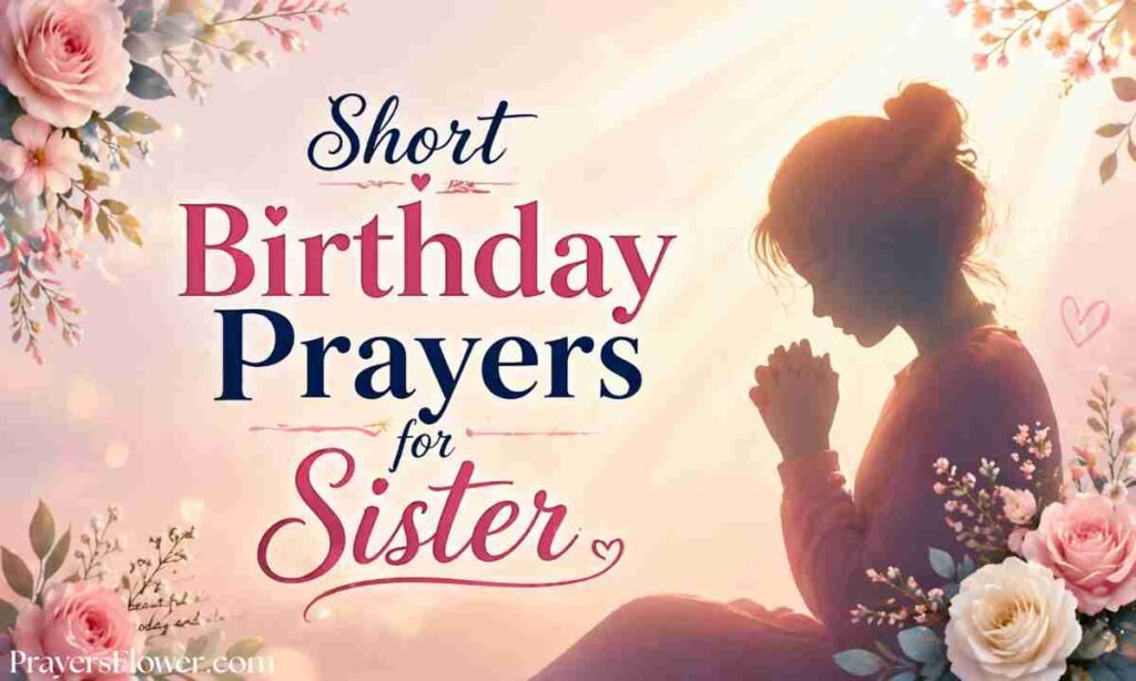 Short Birthday Prayers for Sister