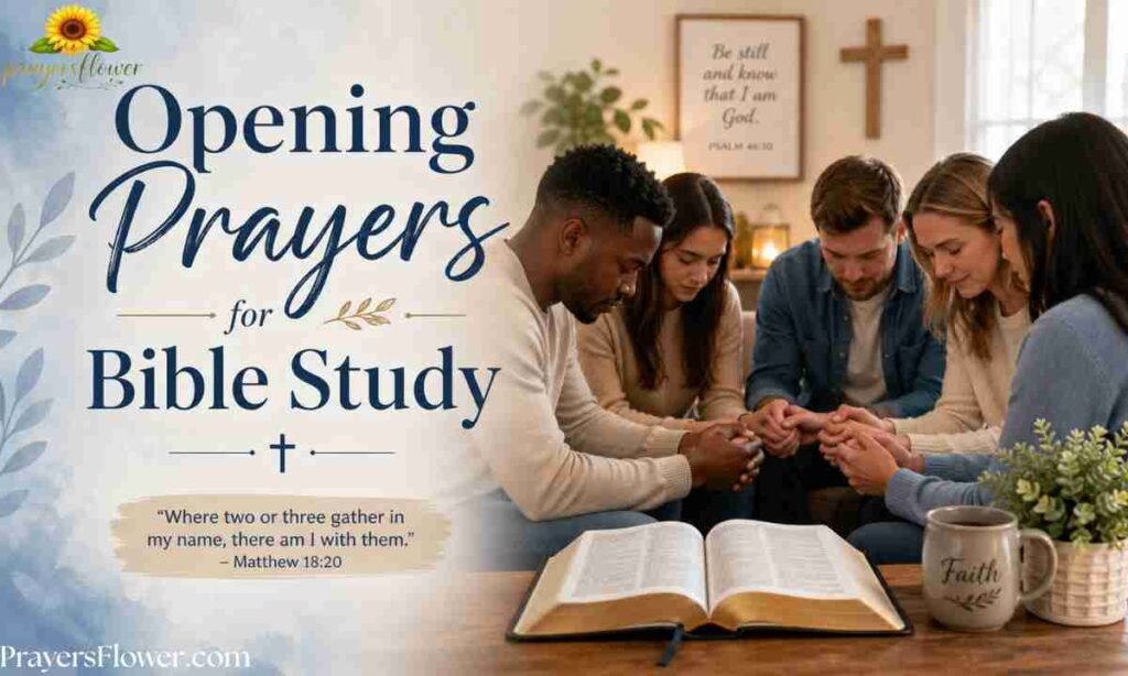 Short Opening Prayer for Bible Study Group
