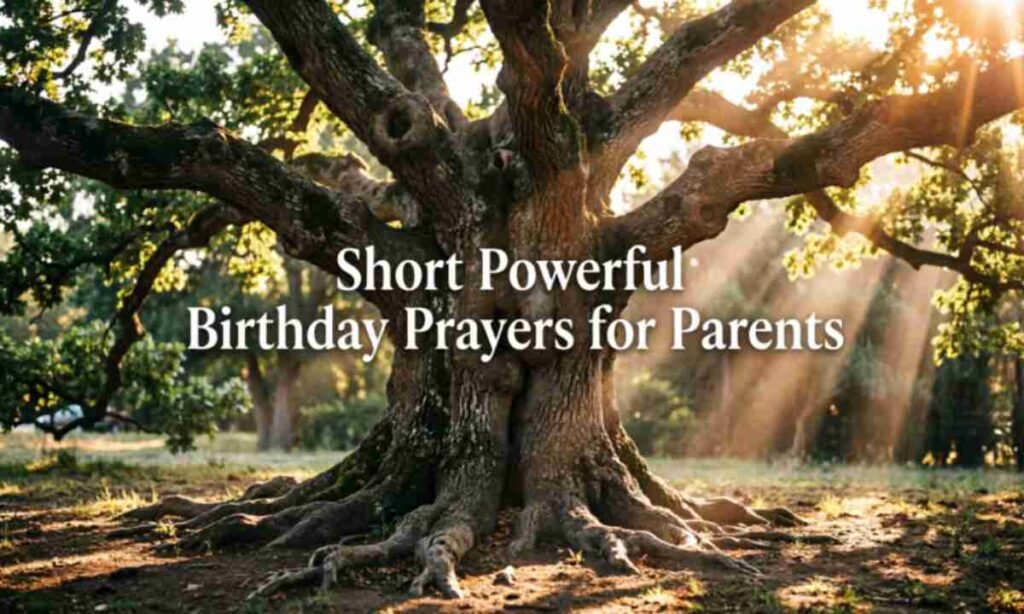 Short Powerful Birthday Prayers for Parents