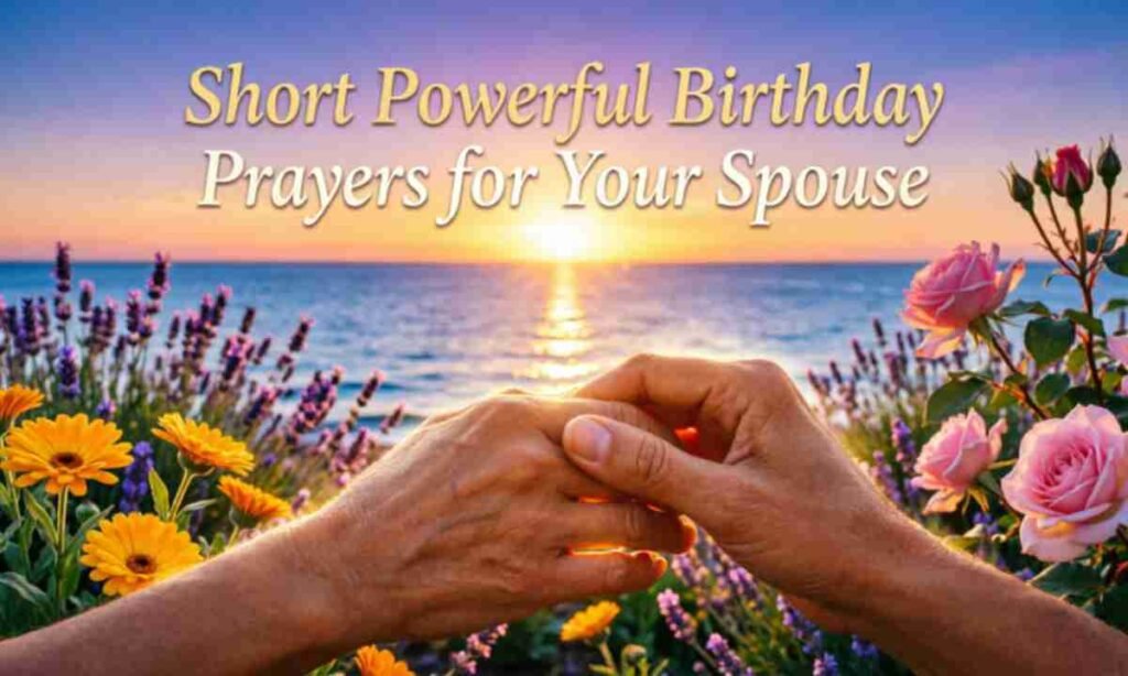 Short Powerful Birthday Prayers for Your Spouse