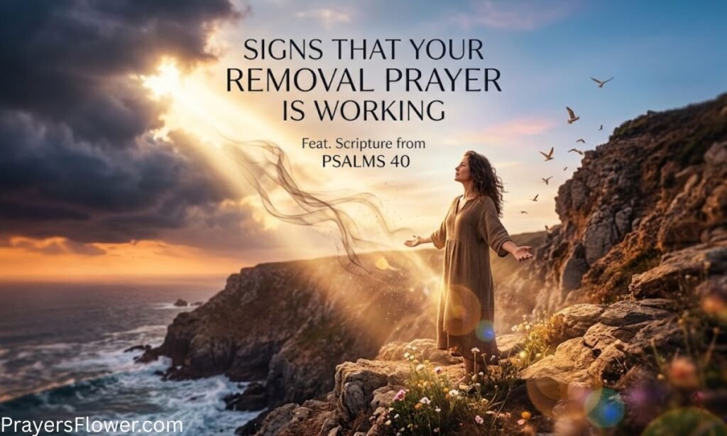 Signs That Your Removal Prayer Is Working