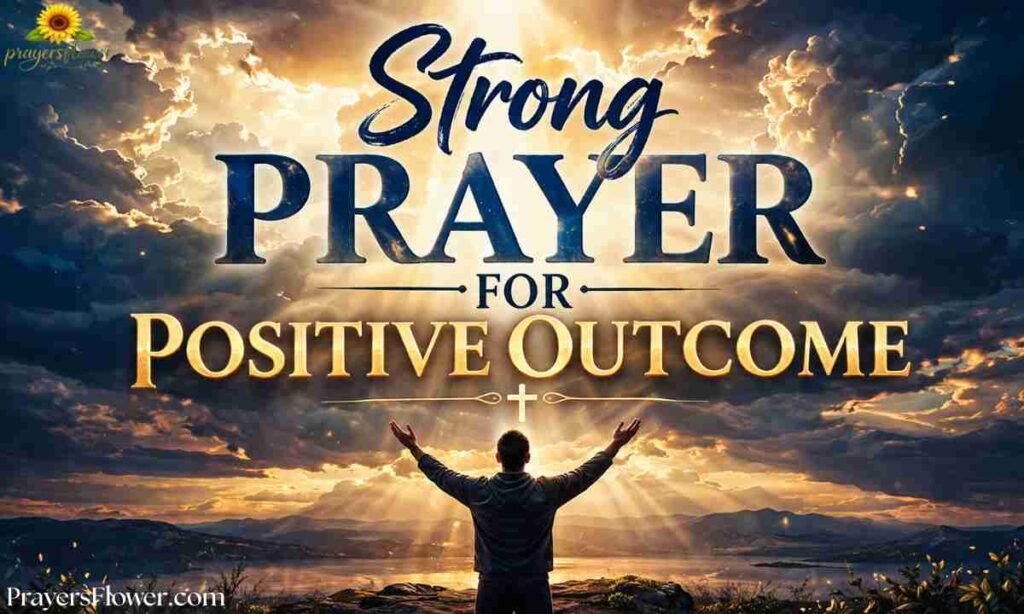 Strong Prayer for Positive Outcome
