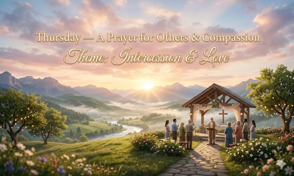 Thursday — A Prayer for Others & Compassion 7 Powerful Daily Prayers for Every Day of the Week