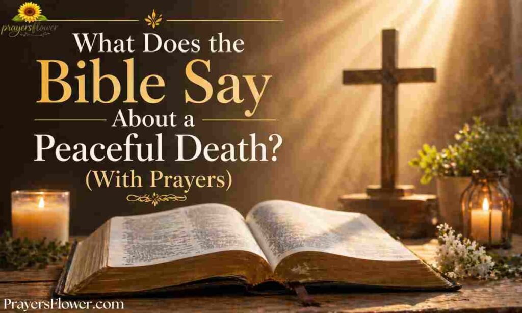 What Does the Bible Say About a Peaceful Death