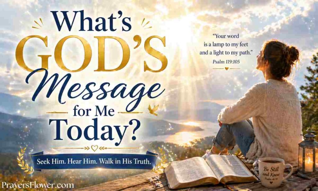 What's God's Message for Me Today