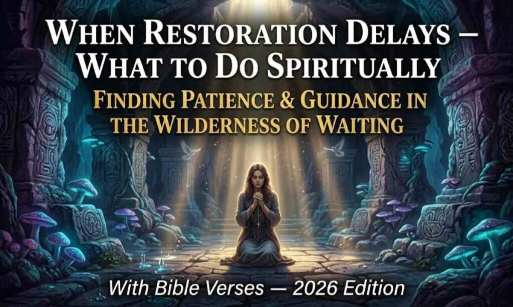 When Restoration Delays – What to Do Spiritually