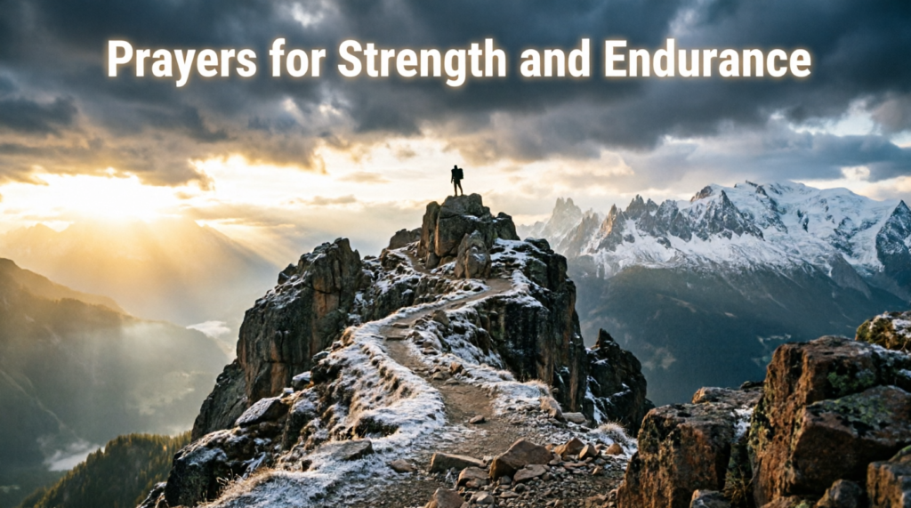 prayer for immediate help from God Prayers for Strength and Endurance