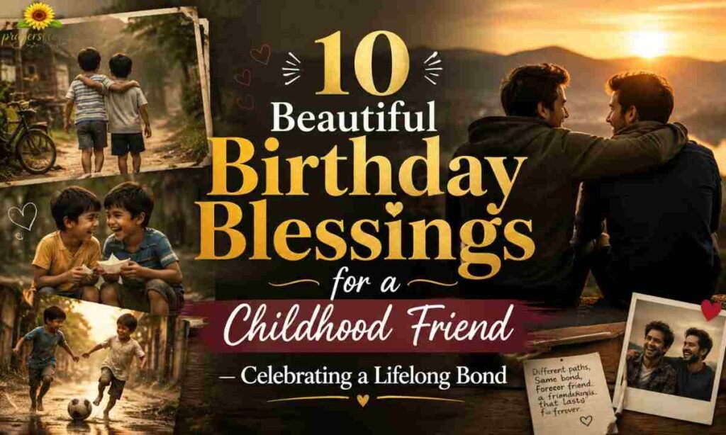 10 Beautiful Birthday Blessings for a Childhood Friend — Celebrating a Lifelong Bond
