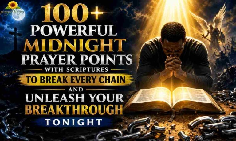 100+ Powerful Midnight Prayer Points with Scriptures to Break Every Chain and Unleash Your Breakthrough Tonight