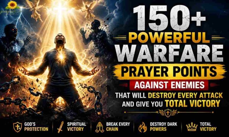 150+ Powerful Warfare Prayer Points Against Enemies That Will Destroy Every Attack and Give You Total Victory