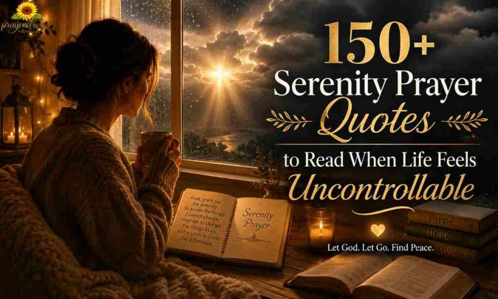 150+ Serenity Prayer Quotes to Read When Life Feels Uncontrollable