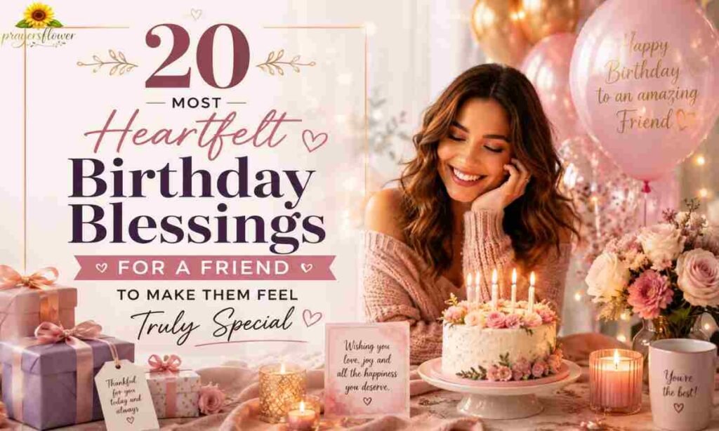20 Most Heartfelt Birthday Blessings for a Friend to Make Them Feel Truly Special