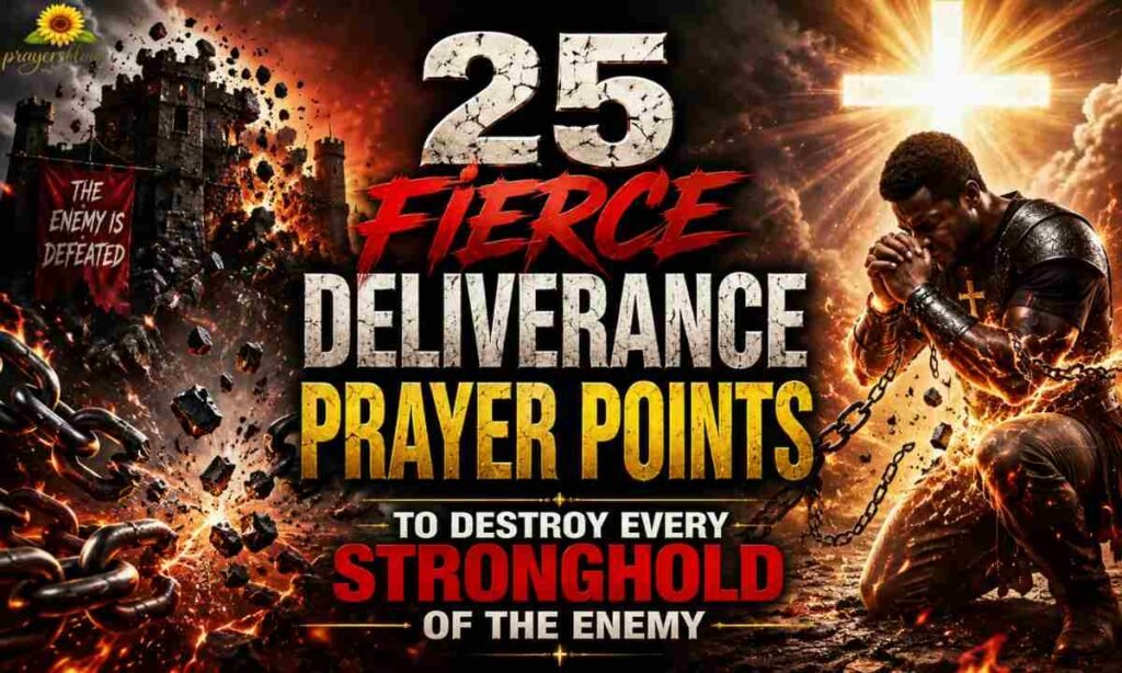 25 Fierce Deliverance Prayer Points to Destroy Every Stronghold of the Enemy