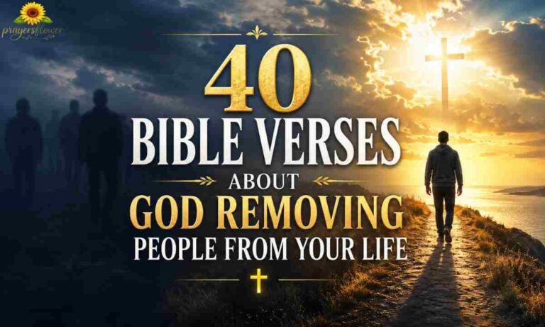 40 Bible Verses About God Removing People from Your Life