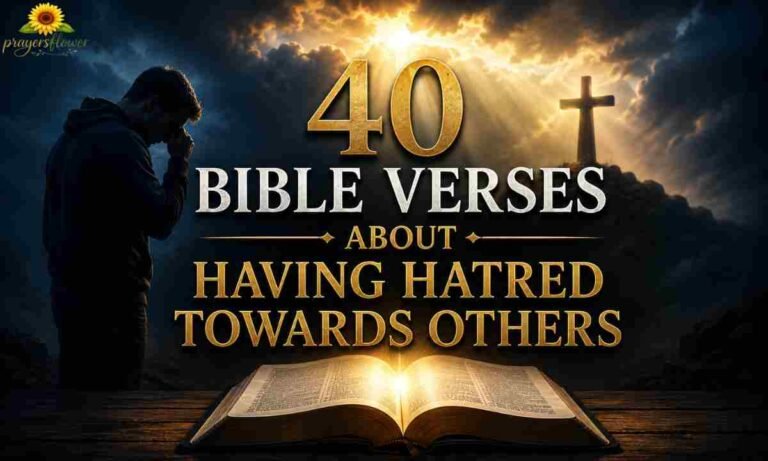 40 Bible Verses About Having Hatred Towards Others