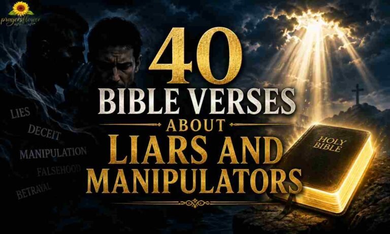 40 Bible Verses About Liars and Manipulators