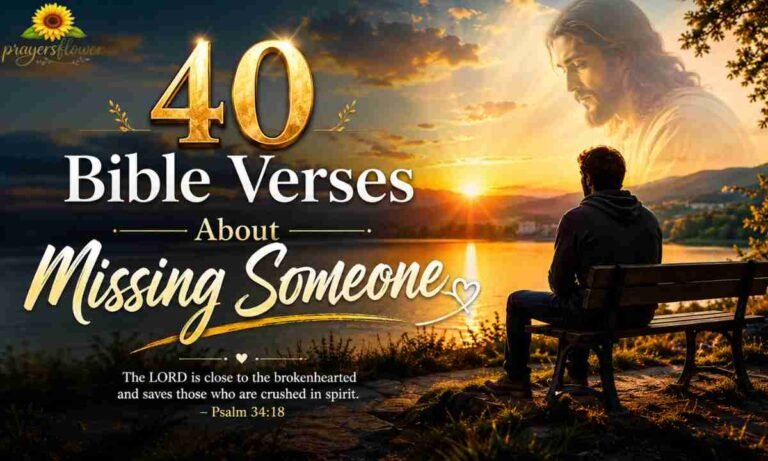 40 Bible Verses About Missing Someone