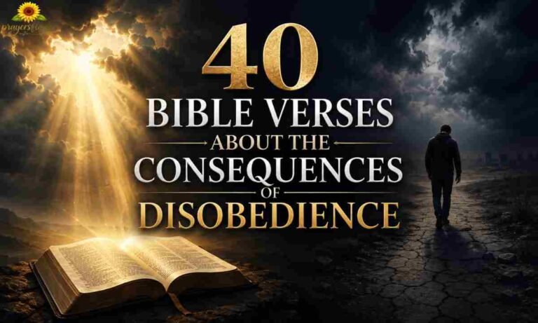 40 Bible Verses About the Consequences of Disobedience