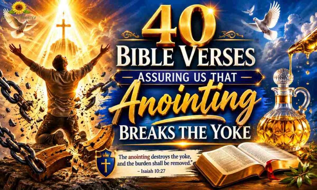 40 Bible Verses Assuring Us That Anointing Breaks the Yoke