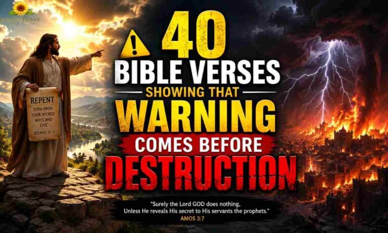 40 Bible Verses Showing That Warning Comes Before Destruction