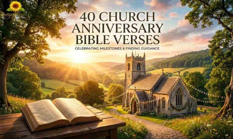 40 Church Anniversary Bible Verses