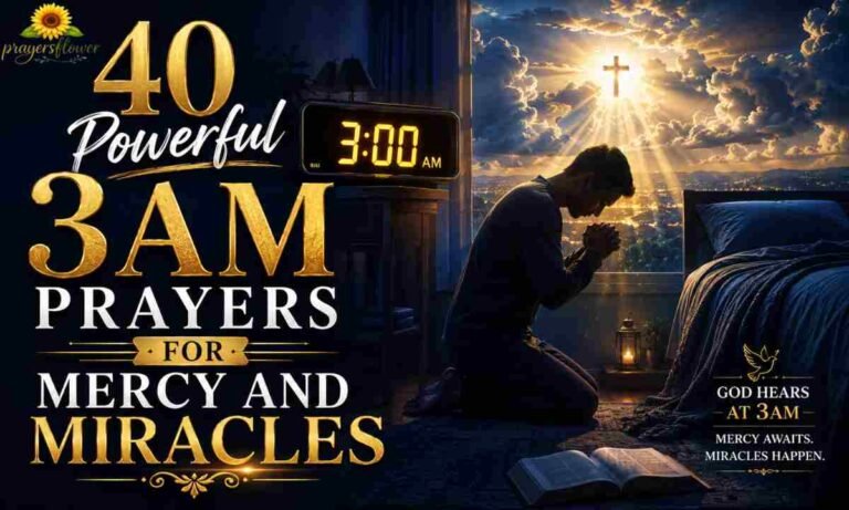 40 Powerful 3AM Prayers for Mercy and Miracles
