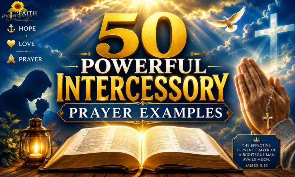 50 Powerful Intercessory Prayer Examples