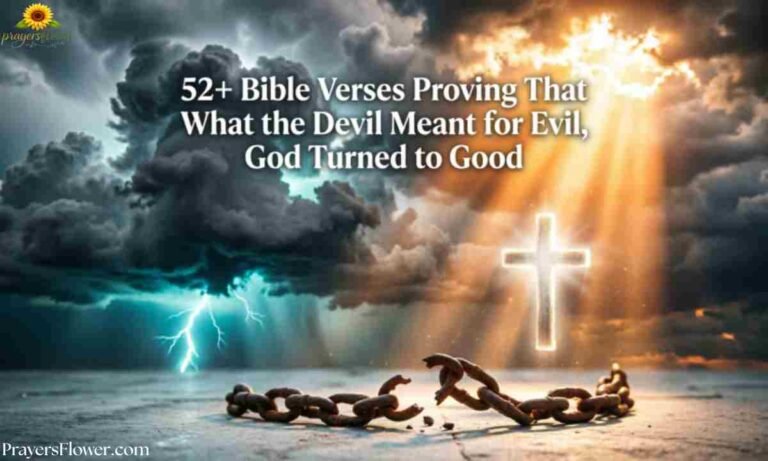 52+ Bible Verses Proving That What the Devil Meant for Evil, God Turned to Good
