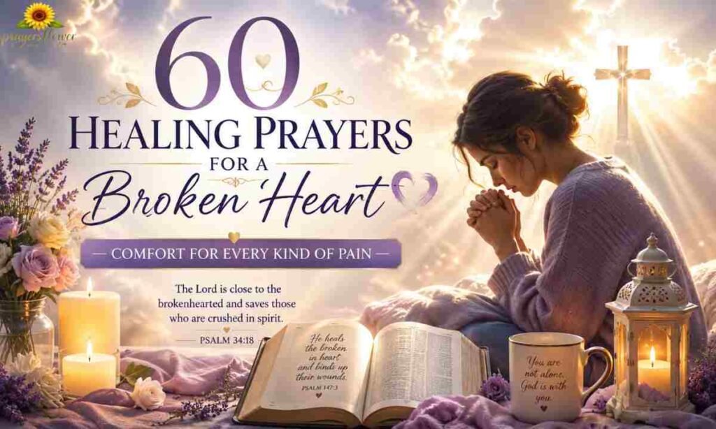 60 Healing Prayers for a Broken Heart — Comfort for Every Kind of Pain
