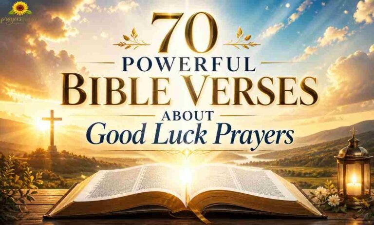 70 Powerful Bible Verses About Good Luck Prayers