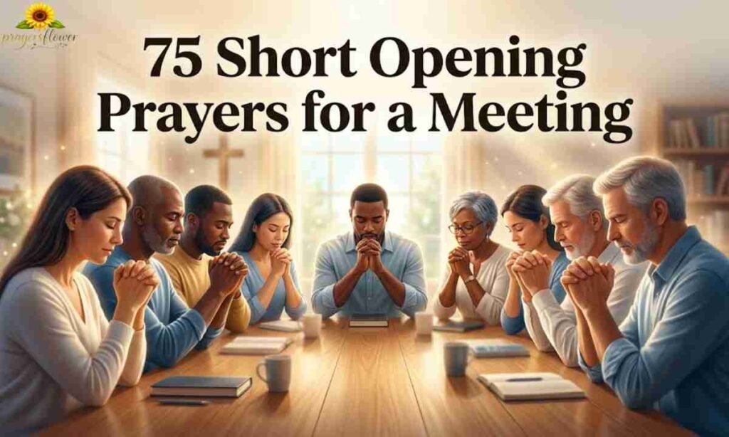 75 Short Opening Prayers for a Meeting