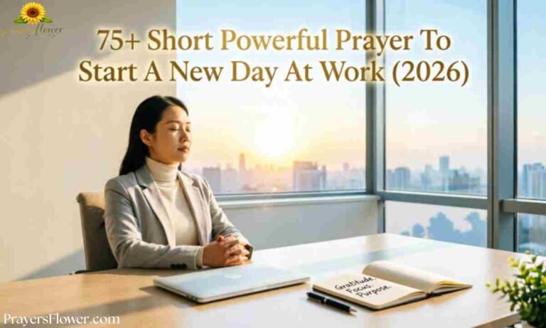 75+ Short Powerful Prayer To Start A New Day At Work (2026)