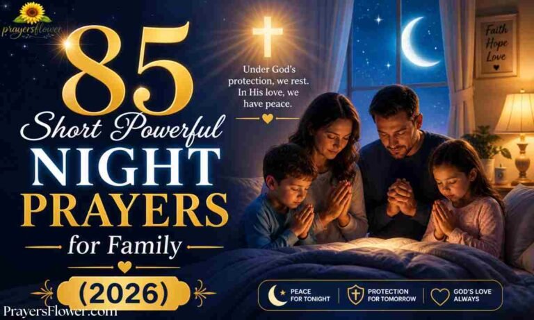 85 Short Powerful Night Prayers for Family (2026)