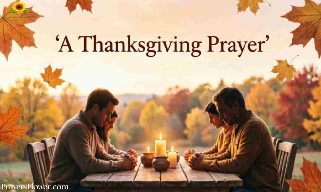 A Thanksgiving Prayer