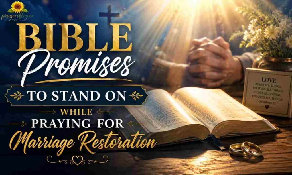 Bible Promises to Stand On While Praying for Marriage Restoration