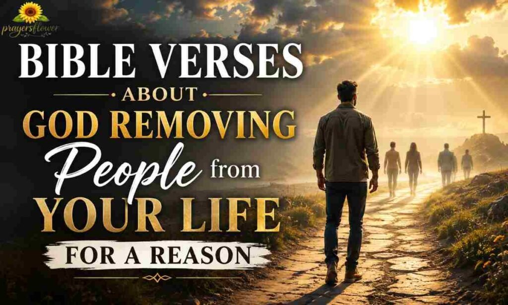 Bible Verses About God Removing People from Your Life for a Reason