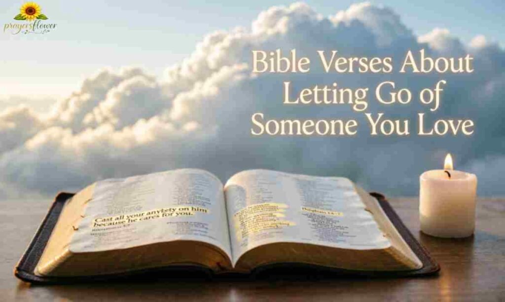 Bible Verses About Letting Go of Someone You Love