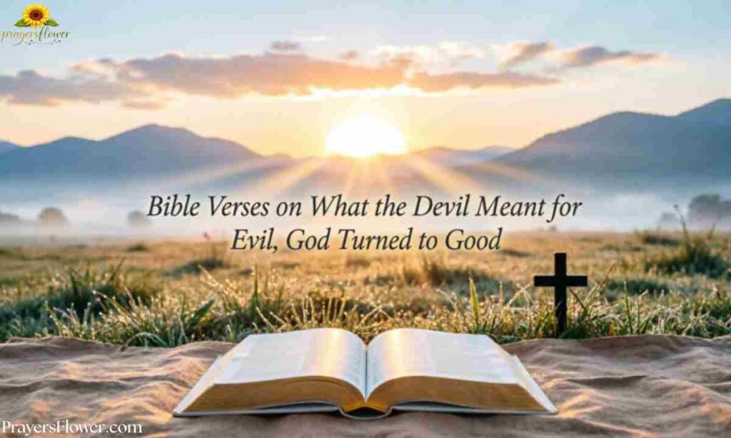 Bible Verses on What the Devil Meant for Evil, God Turned to Good