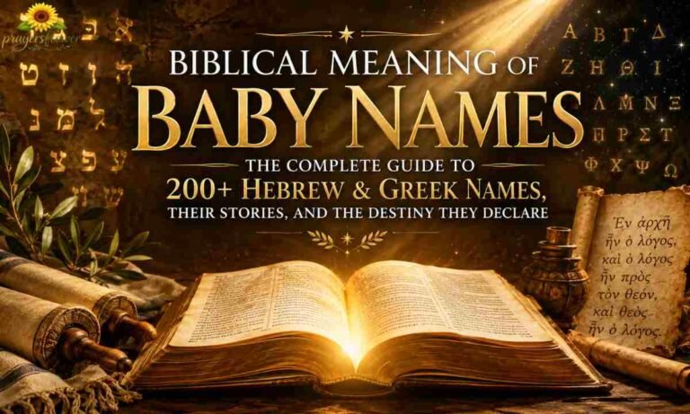 Biblical Meaning of Baby Names The Complete Guide to 200+ Hebrew & Greek Names, Their Stories, and the Destiny They Declare