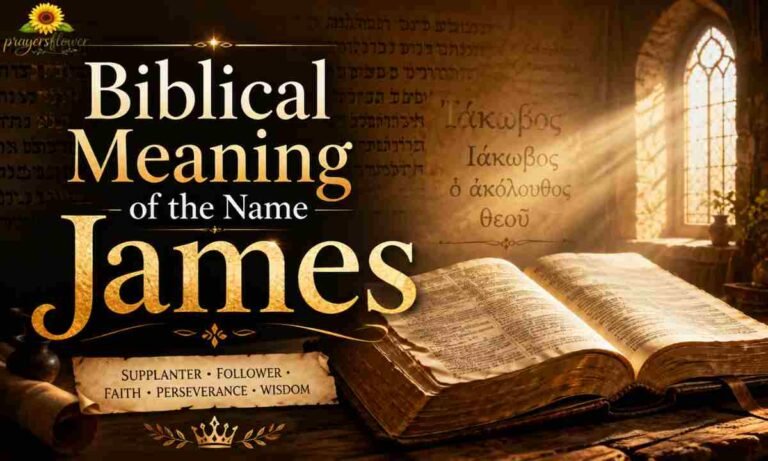 Biblical Meaning of the Name James