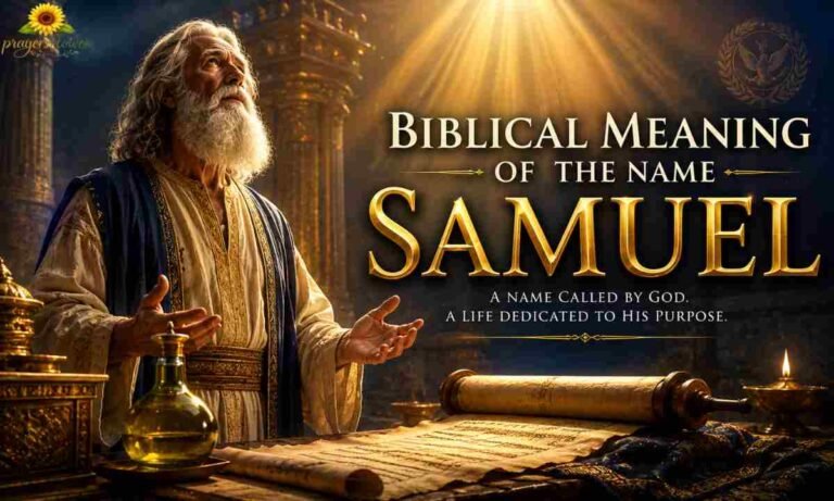 Biblical Meaning of the Name Samuel