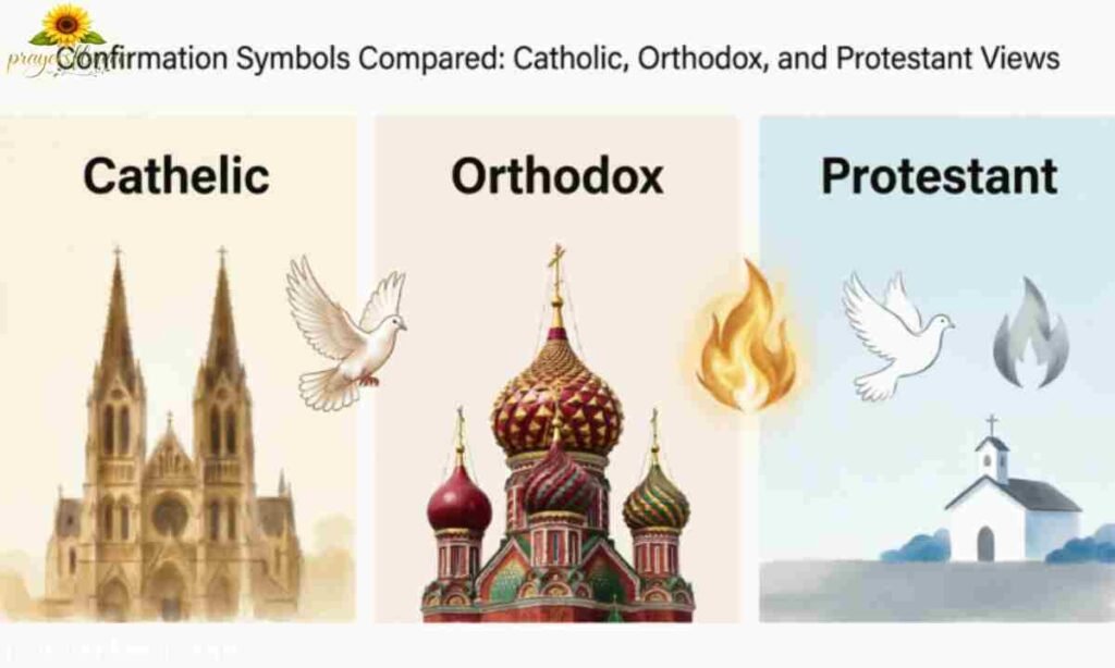 Confirmation Symbols Compared Catholic, Orthodox, and Protestant Views