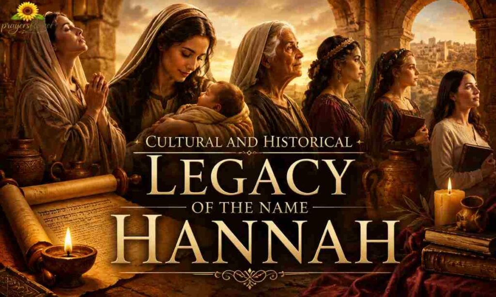 Cultural and Historical Legacy of the Name Hannah